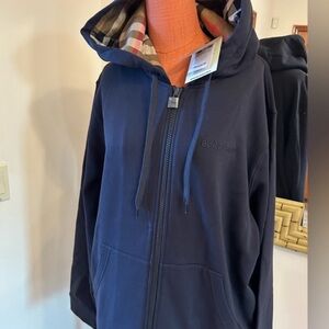 Burberry Navy Blue Hoodie